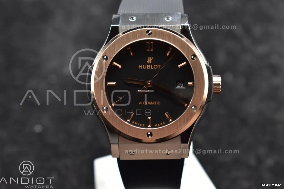 588 Dial Bold Gummy 45mm Edition 1:1 Strap Black Fusion HBF A on Best RG Black 0404